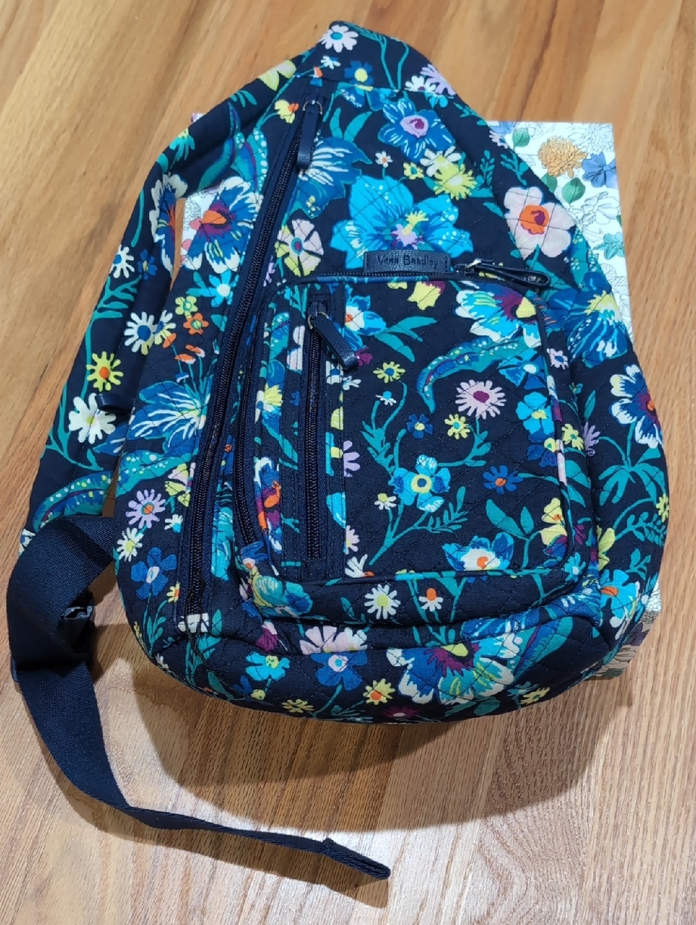 Vera Bradley Iconic Sling Backpack - Moonlight  Garden